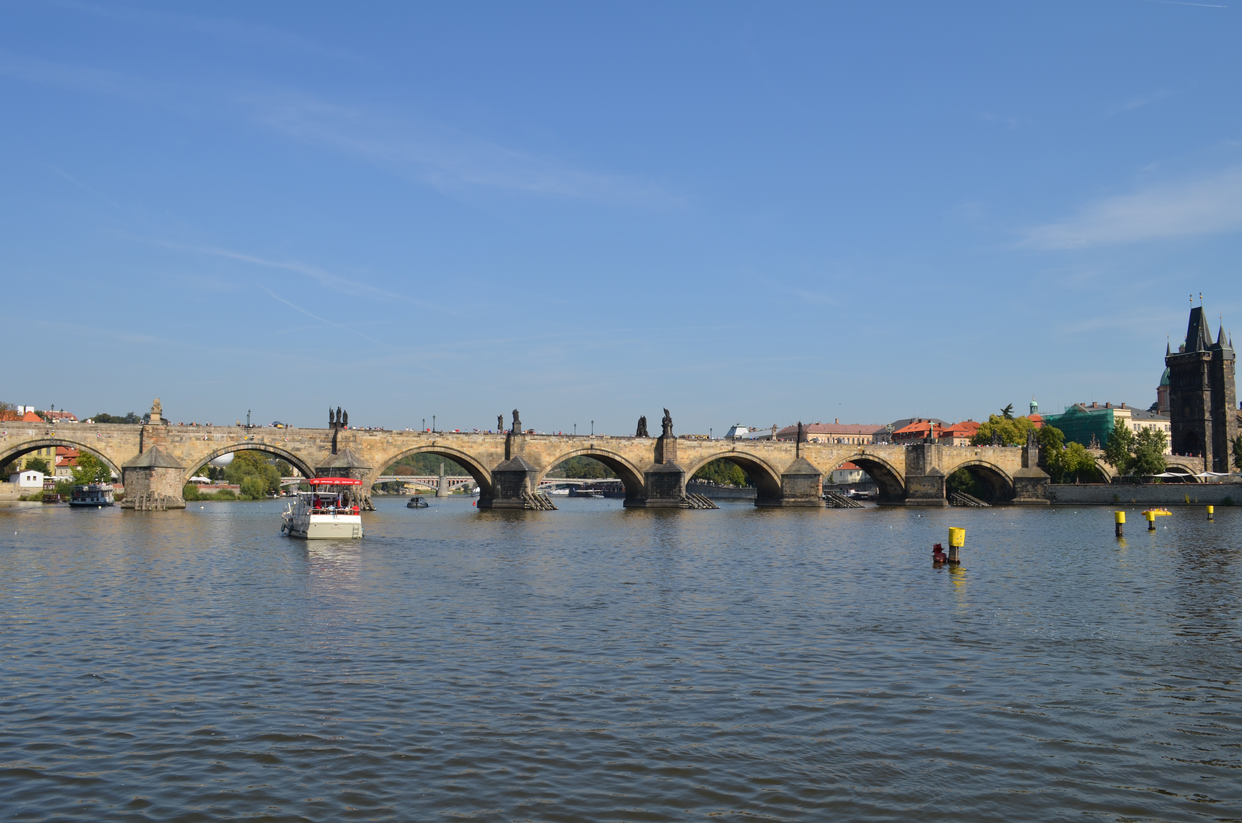 Panorama-Schifffahrt auf der Moldau